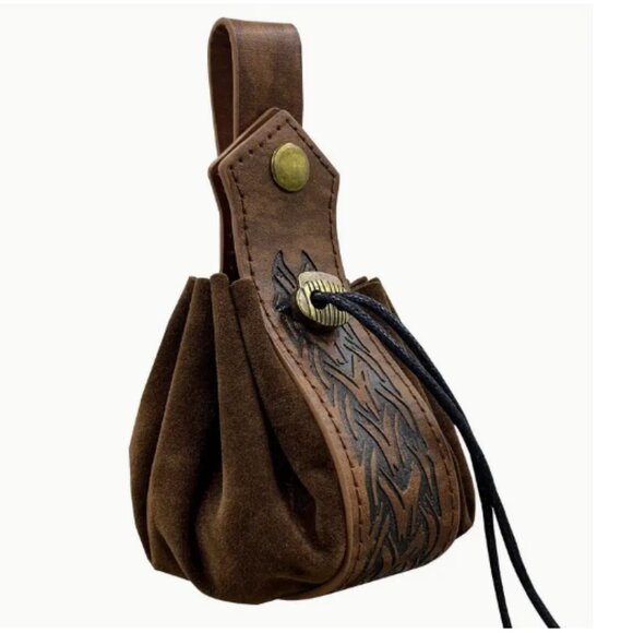 Renaissance Style Loop Drawstring Mini Satchel - Picture 1 of 2